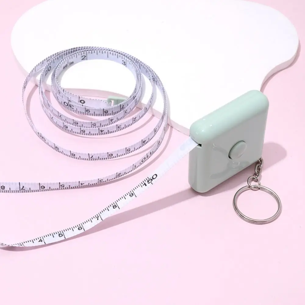 Tape Measure Retractable Mini Tape Measure Gift Portable Plastic Measurements Tool Square Measure Clothes Measuring Tape