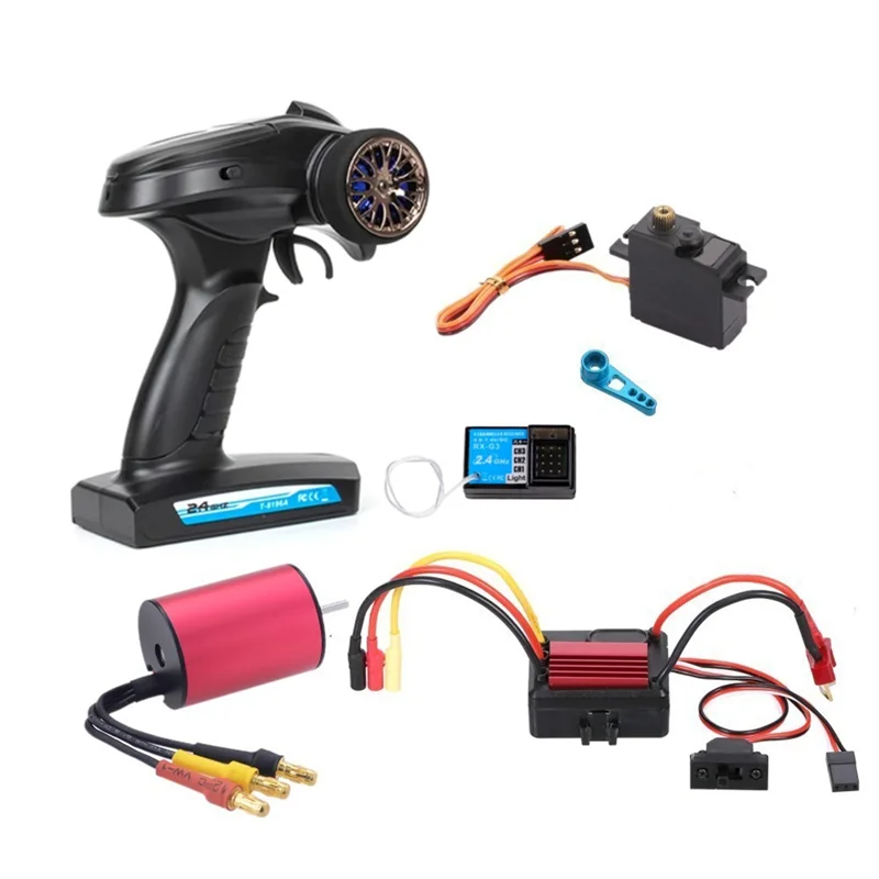 Kit ESC Brushless 35A + Moteur + Télécommande 2.4G pour WLtoys 1/18