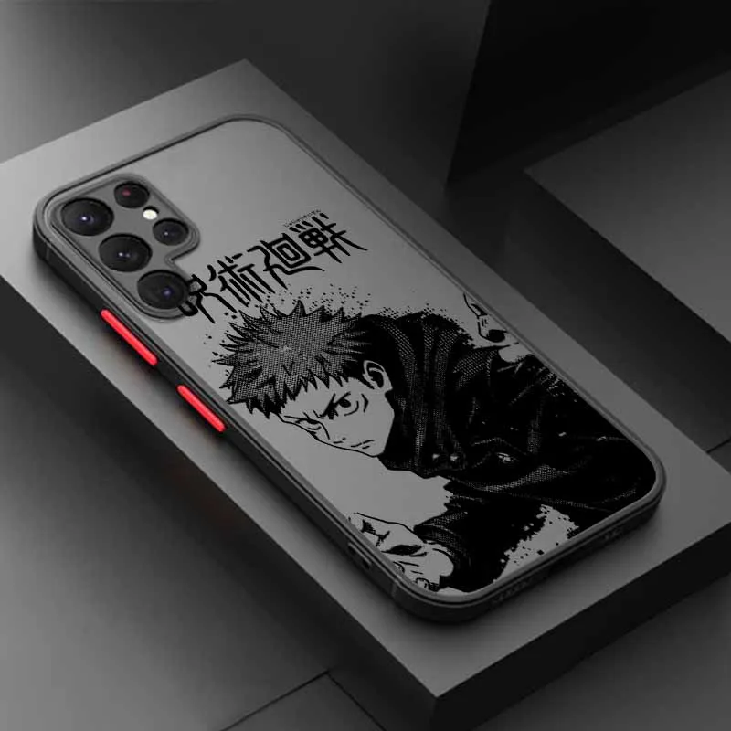 Jujutsu Kaisen Fantasy Anime Frosted Translucent Phone Case