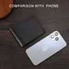 Carbon Fiber Pattern Men's Short Wallet Large Capacity Money Clip Minimalist Slim Bifold Multi Card Holder Purses With ID Window 6