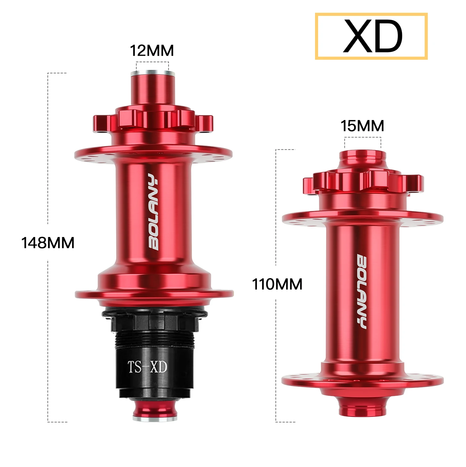 BOLANY 120クリックMTBブーストハブ 4ベアリング 32穴 HG/MS/XD対応