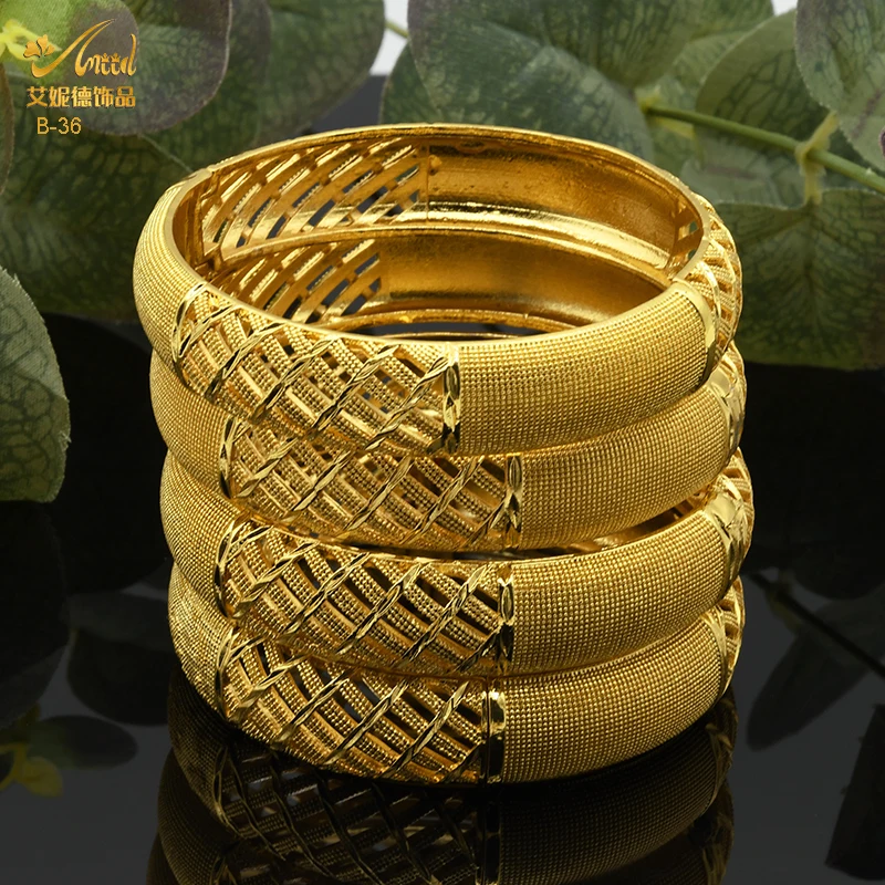 【美品】human made bangle gold Xuping Jewelry Bangle - 24K Gold Plated Valentine's Gift