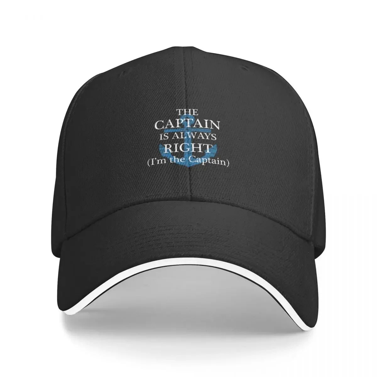 

The Captain Is Always Right and I'm The Captain Baseball Cap Luxury Cap funny hat Dropshipping Caps For Men Women's