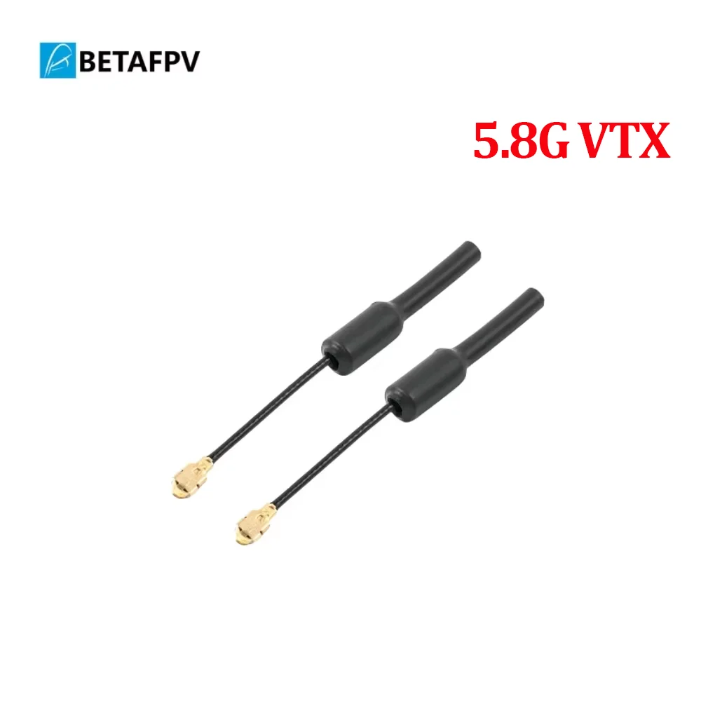 Deux antennes VTX 5.8G 2dBi côte à côte, emballage visible, pour FPV analogique et numérique.
