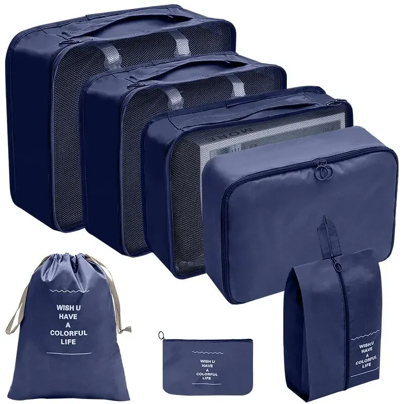 Travel Organizer Set: Packing Cubes and Storage Bags