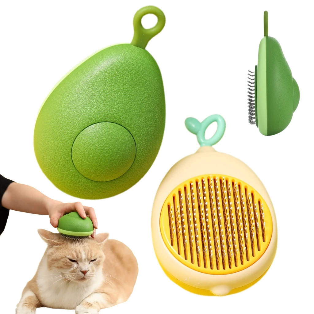 New Small Brush for Dogs and Cats Avocado Orange Style Fruit-Shaped Decompression Needle Comb Dry Massage Comb 1 New Small Brush for Dogs and Cats Avocado Orange Style Fruit-Shaped Decompression Needle Comb Dry Massage Comb 1