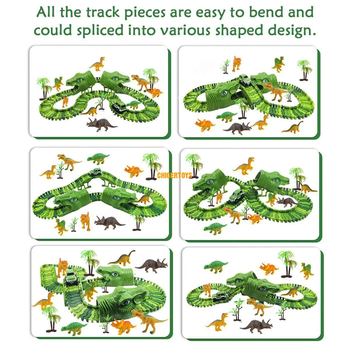 Рисунок 6 - динозавр железная дорога трек гоночный