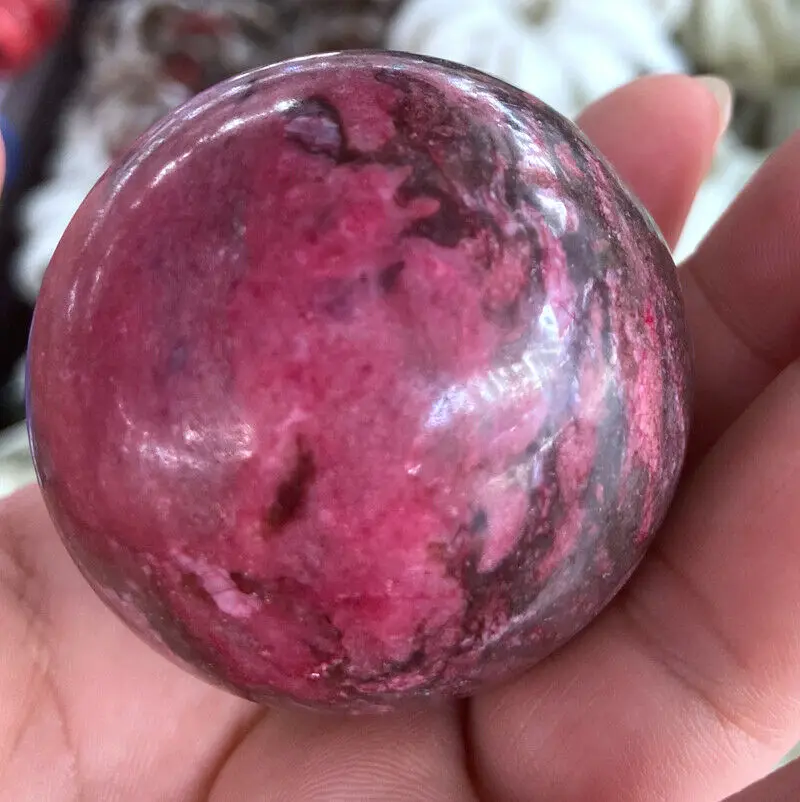 

Красивый натуральный персиковый цвет, фотоэлемент, кристальная Сфера, лечебный 50 мм