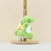 Cartoon Fruit Dinosaur Keychain Doll keyring Bag Backpack Pendant Boys Girls Toy Car Home Plush Decoration Stuffed Keychains 6
