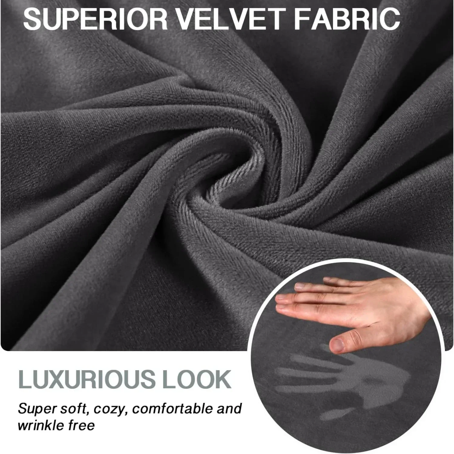 Velvet Single Left Arm Chaise Lounge Indoor Slipcove 4