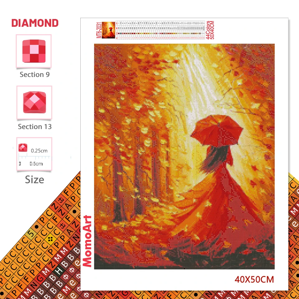 Diamond Painting Umbrellas, 40x50cm