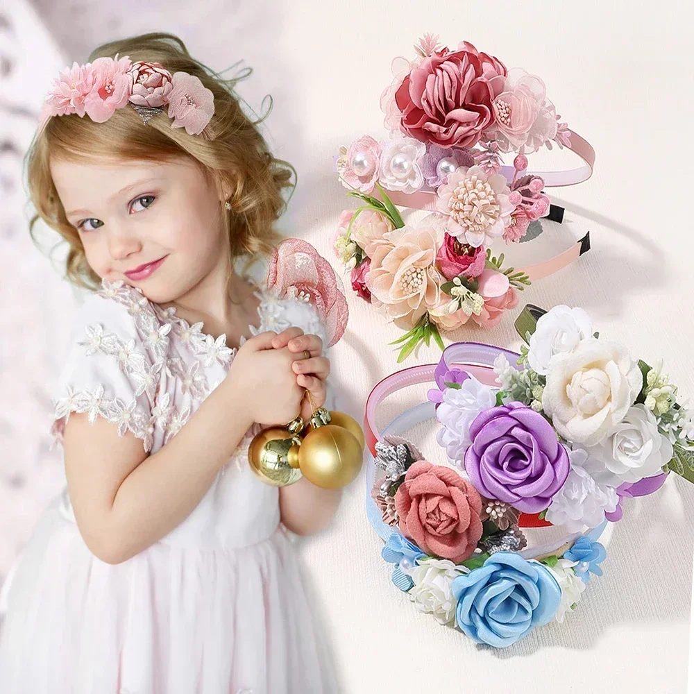 Artificial Flower Crown Headband Keyword 1