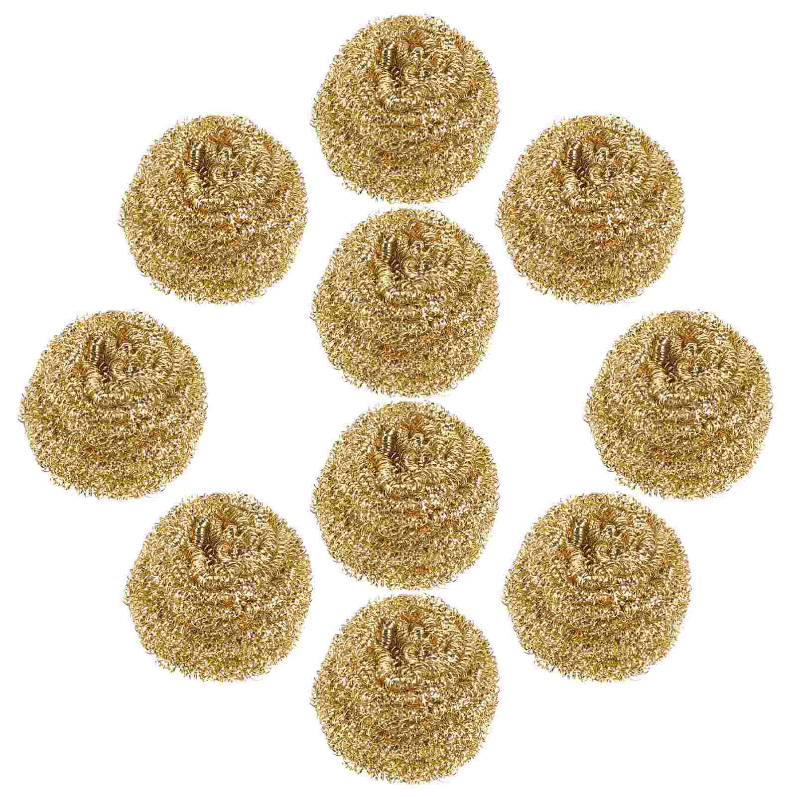 

10 Pcs Irons Soldering Tip Wire Ball Sponges Iron Cleaning Copper Tools Brass