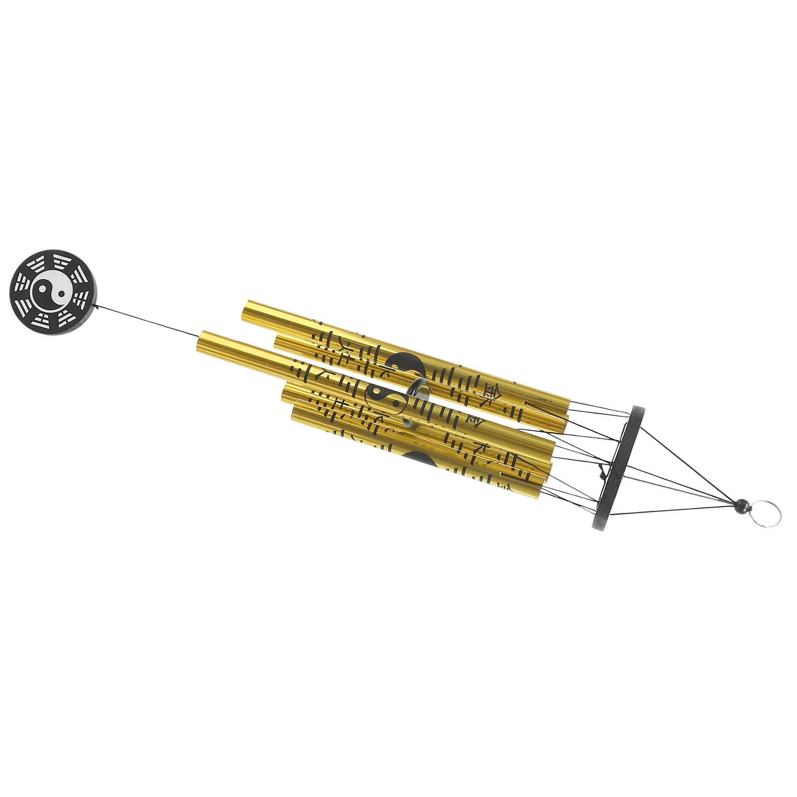 

Bagua Wind Chime Pendant Homedecor Chinese Decorate Decoration for Ornament Wood Garden Hanging