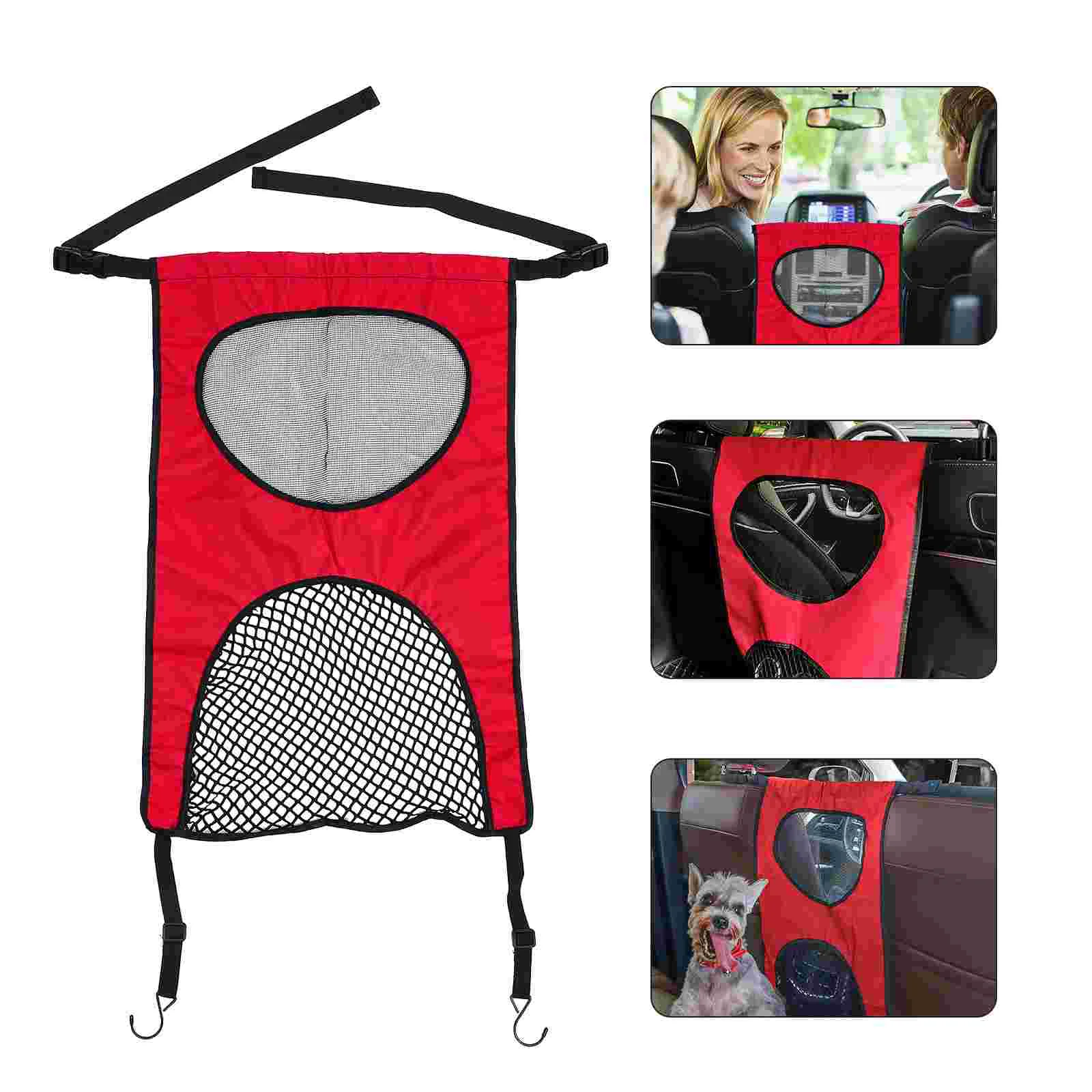 Baby Cars Rear Seat Protection Net Pet Barrier Dog for Vehicle Black Barriers Dogs