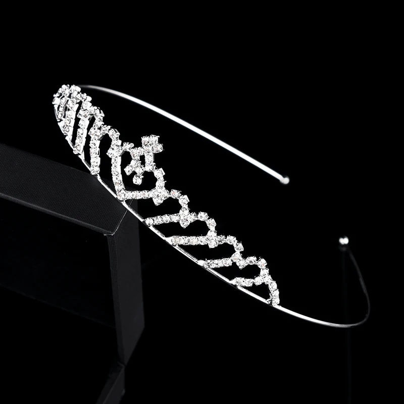Braut Kristall Strass Perle Tiaras und Kronen Stirnband Kind Blumenmädchen Brautjungfer Hochzeit Haarschmuck Haarschmuck – Detail 18