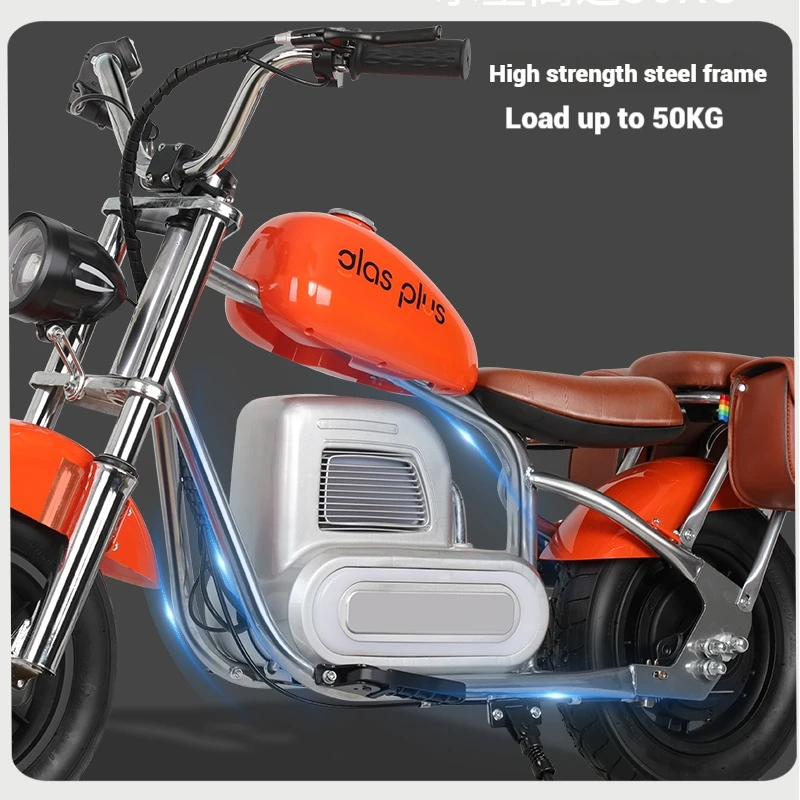 Children's electric motorcycle mini motorcycle 20km 40km distance optional light weight adults can also ride
