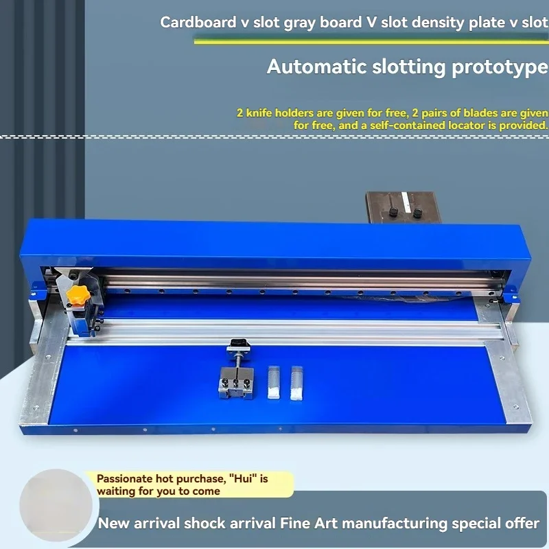 V-groove Proofing Machine with Positioning Blade Wood Board Cardboard Slotting M
