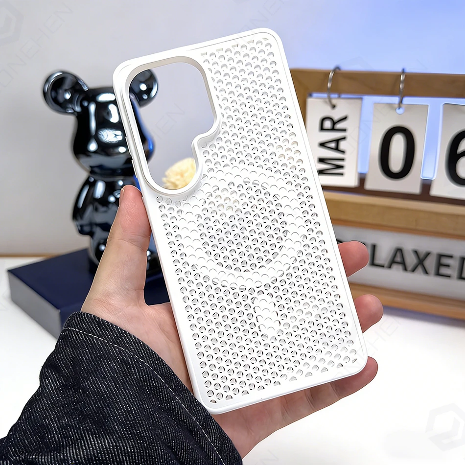Pure Color Magnetic Honeycomb Heat Dissipation Frame Case