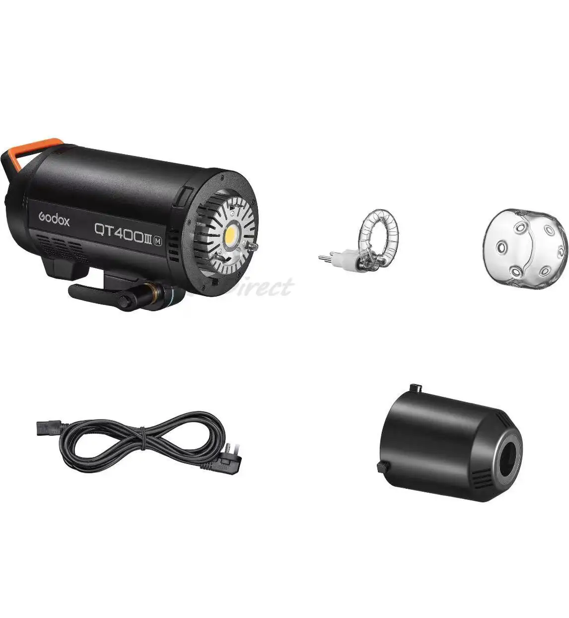 Godox 고속 동기화 스튜디오 플래시 스트로브 라이트, 2.4G 무선 시스템 내장, QT400III, QT600III, QT1200III, 600W, 1/8000s