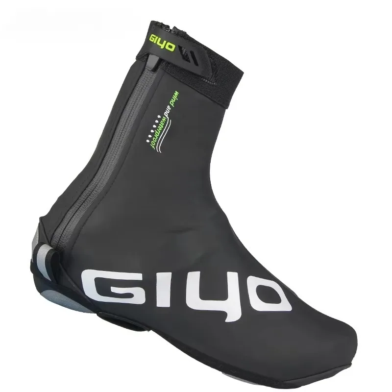 Waterproof Cycling Overshoes Bicycle Shoes Covers Bike Reflective Windproof MTB Road Winter Fleece Warm Bike Lock Protector 6
