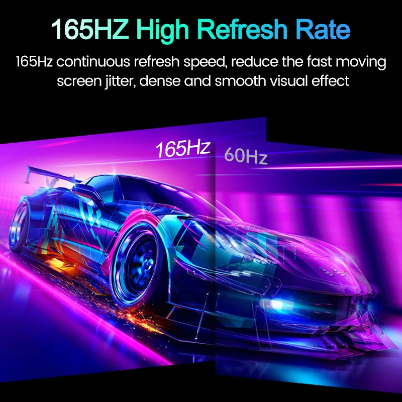 FHD 165Hz ũž , 1920*1080 100% SRGB, 1MS Freesync ӿ ǻ ÷, IPS VA Ŀ ƮƮ ũ, HDMI/DP, 24 ġ