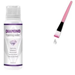 Enhanced Diamond Painting Sealer - Permanent Hold Glue for DIY Projects and Puzzles (100ml diamond glue)