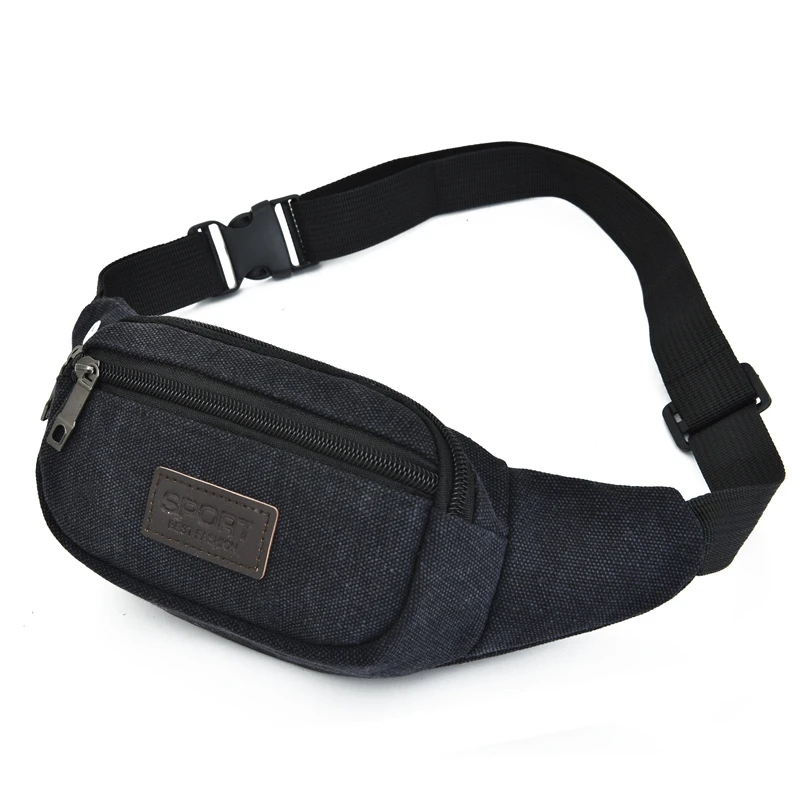 Men's and women's adjustable waist bags with zipper closure, suitable for daily necessities and holiday outings, mini wallets