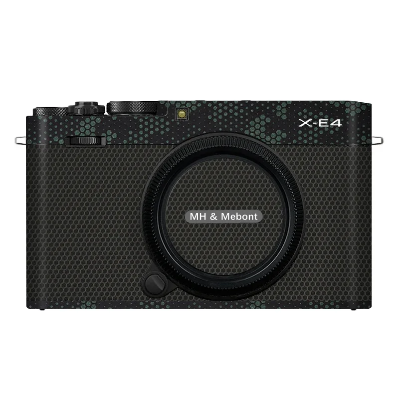 富士フイルム - ★なかやんFujifilm X-E4 ボディ ブラック + 保護フィルタ Fujifilm X-E4 decal Skinビニールラップフィルム,カメラボディ