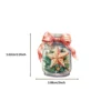 50 Pcs Cartoon Christmas Bottle Sticker Pack Waterproof Transparent PET Party Material Decoration Guitar Notebook 2