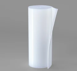 High Temperature Resistant Silicone Rubber Sheet - Red, Black, Translucent - Multiple Thickness Options - 250x250x2mm (White)