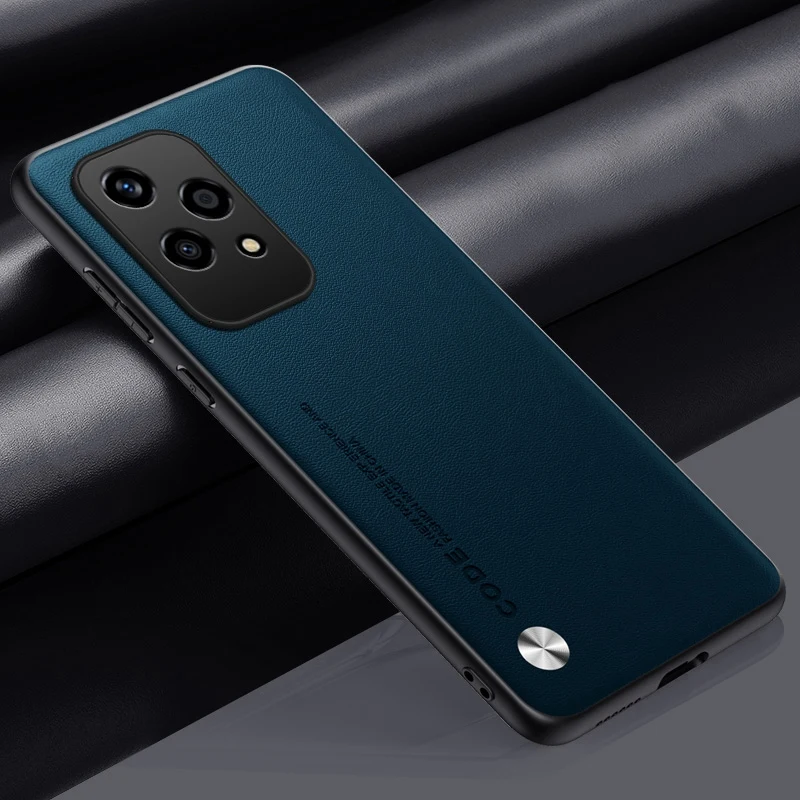 Luxury PU Leather Shockproof Phone Case – Full Protection Back Cover