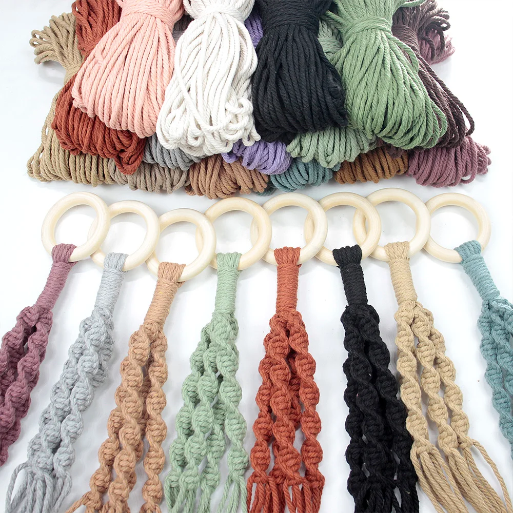 Macrame Hanging Plant Basket Kit 2