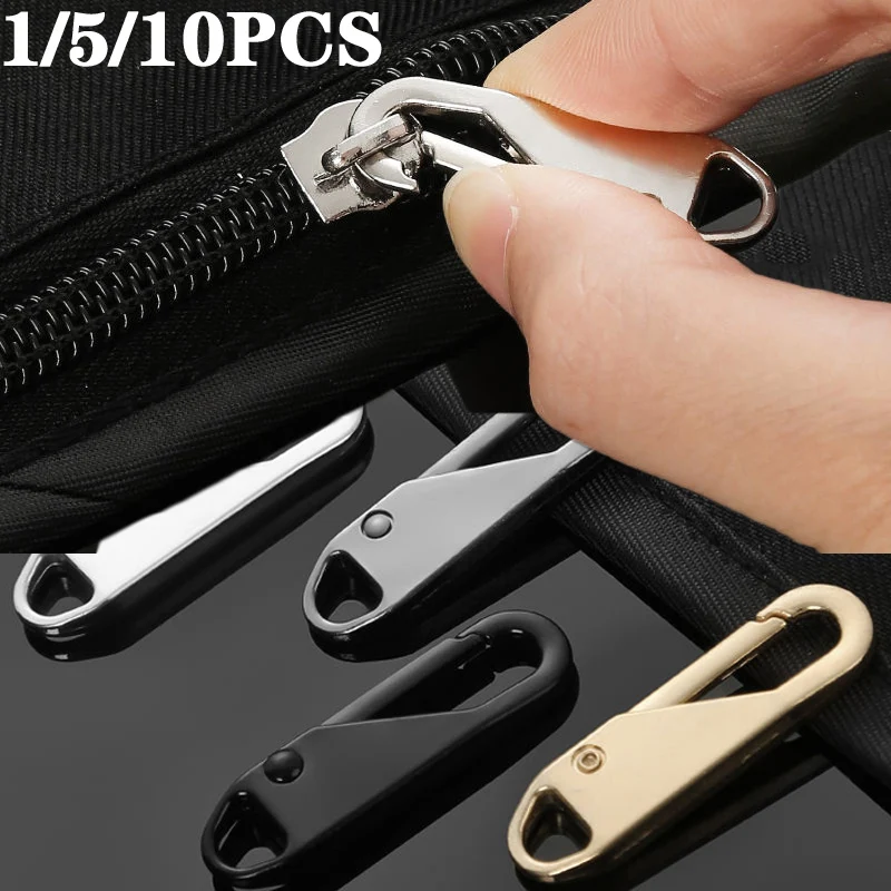 5Pcs Universal Replacement Zipper Puller Fashion Metal Zipper Zipper Repair  Kits For Zipper Slider Sewing DIY Craft Sewing Kits - AliExpress