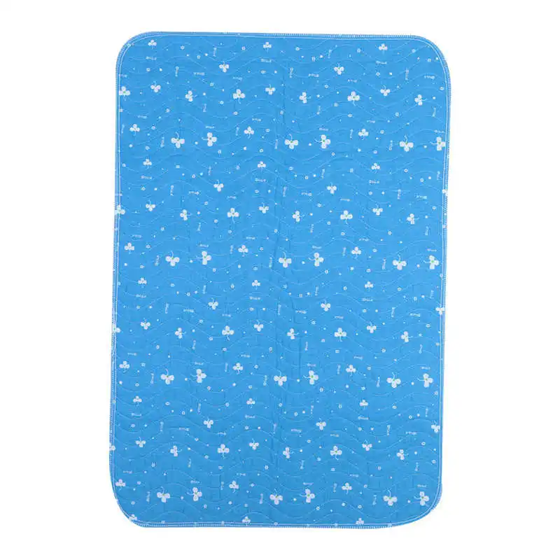 Reusable Washable Pad Four-layer Non-slip Adult Changing Pad Incontinence Pad Absorbent Cotton Bed Pads for Elder Children 5