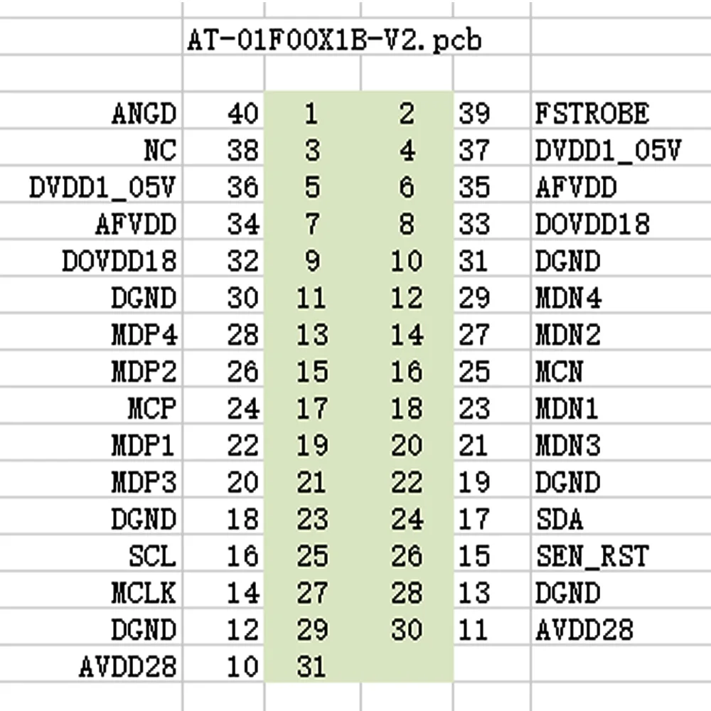Vue éclatée du module caméra IPC 5MP POE, capteur et lentille détachés.