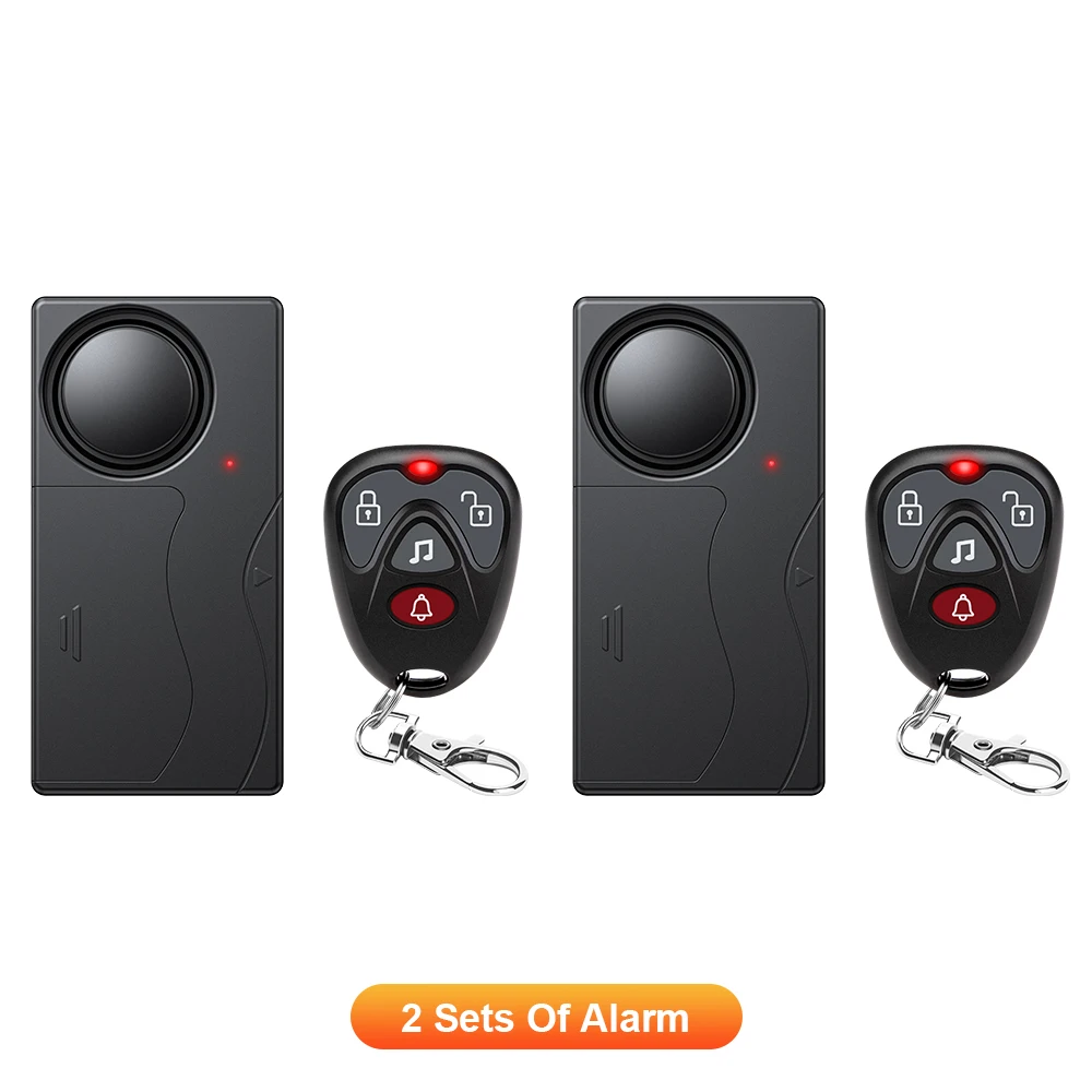 Advanced Wireless Anti-Theft Vibration Alarm with Remote Control, 110dB Security Sensor System