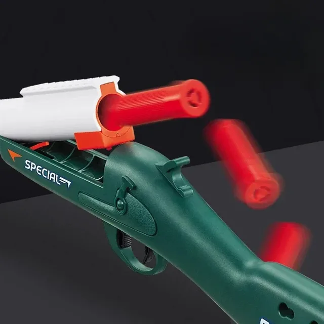 Shell Throwing Airsoft Rifle Toy Guns Foam Blaster Submachine Gun Enhanced Revolver Soft Bullet Outdoor CS Weapon Birthday Gift 2