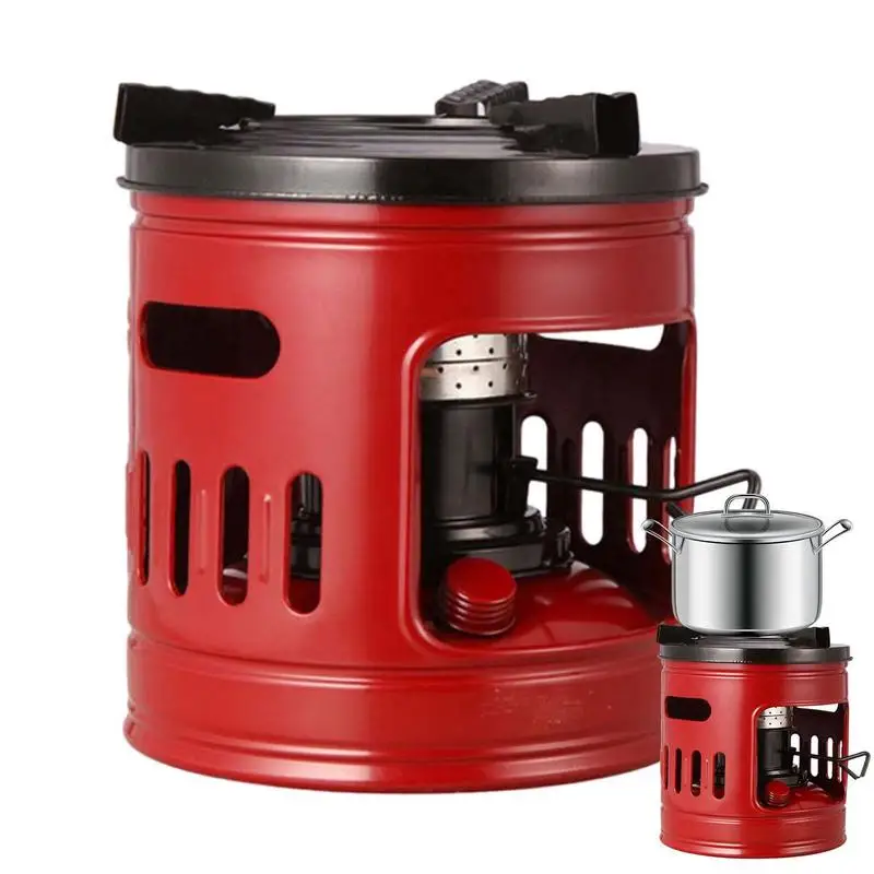 Kerosin Camping Herd 1,5 Liter - Tragbarer Outdoor Kocher Für Camping & Notfälle | Windresistenter Brenner