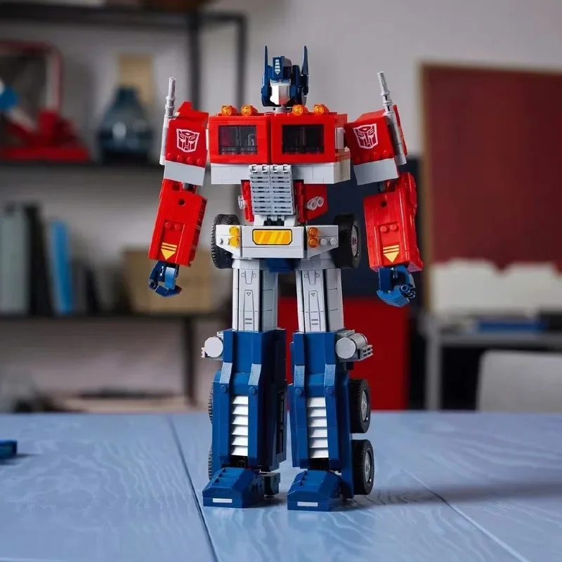 Transformation Robot Car Toys Optimus Prime Truck Autobot Deformation Movies Building DIY Model Blocks for Kids 2