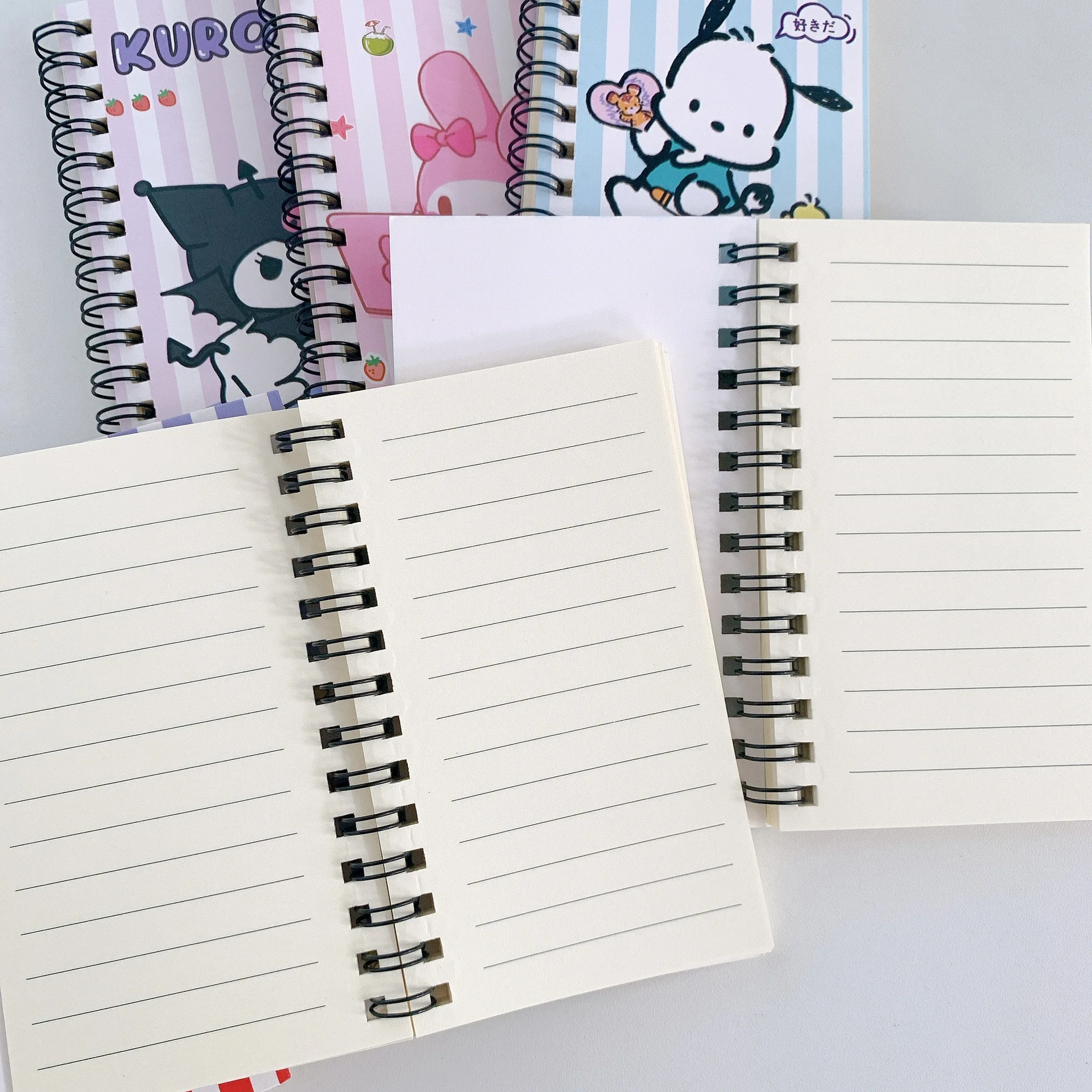 Hello Kitty Kuromi Spiral Tab Journal Notebook