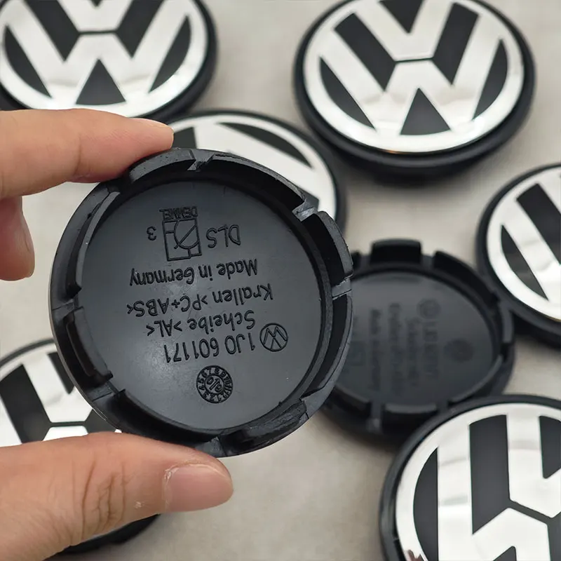 4pcs Car Wheel Hub Caps For VW Golf 4 5 6 Passat Jetta Beetle CC Bora Polo Touareg Tiguan-wheel hub covers,wheel hub caps