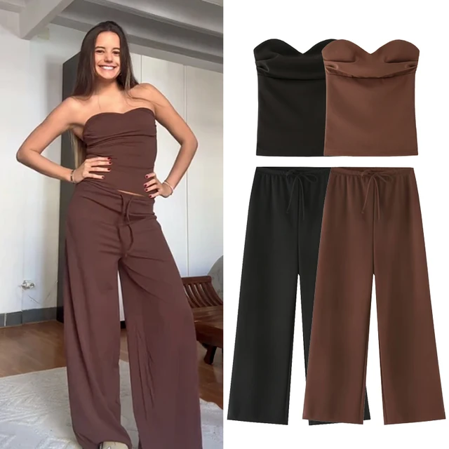 Bianca Corset Top Baggy Pant Set 9