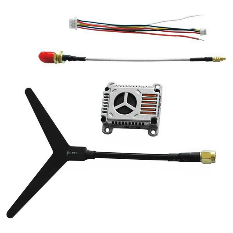 장거리 FPV 레이싱 드론용 VTX 비디오 송신기, 1.2G, 1.3Ghz, 2W, 1060Mhz-1380Mhz 지지대, 2-8S 배터리 입력