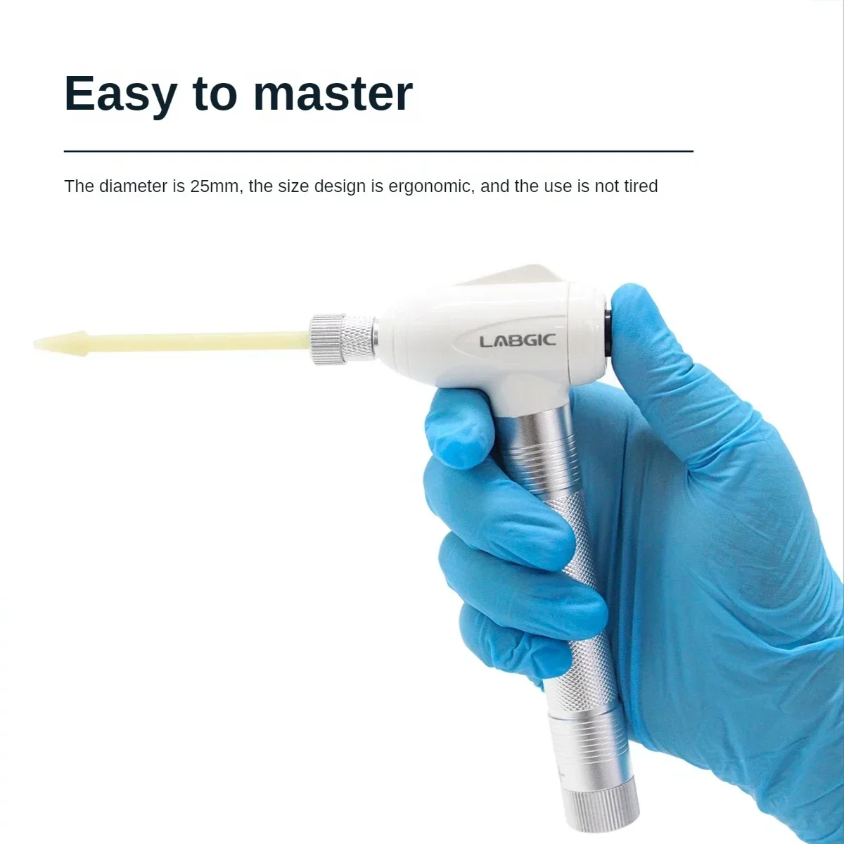 LABGIC TH-Mini Handheld Homogenizer Light and Fast Experimental Mixer Grinding Pestle Energy Saving and Long Battery Life