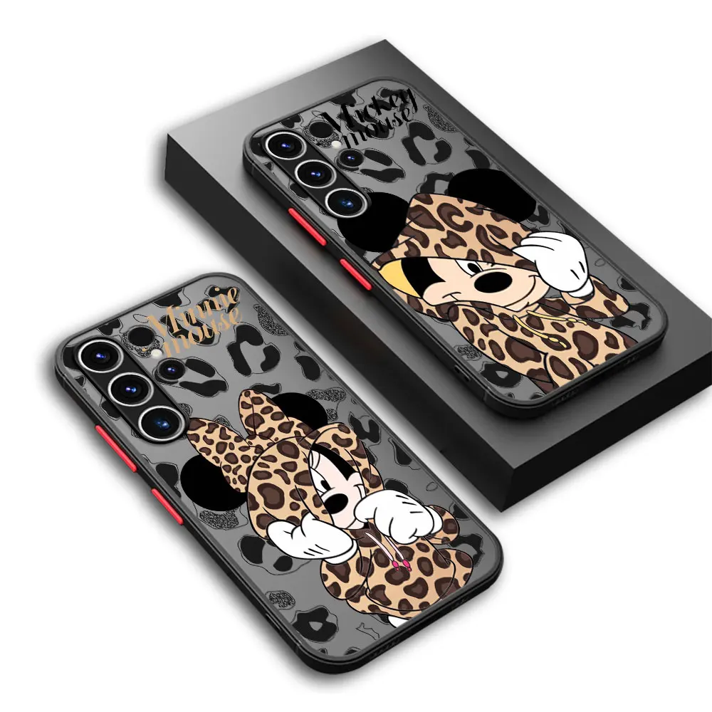 Custodia Per Telefono Disney Minnie Mouse Cover Per Samsung Galaxy S20 Fe S10 Plus S21 Note 20 Ultra Note 10 Plus S24 Plus S9 S23 Ultra