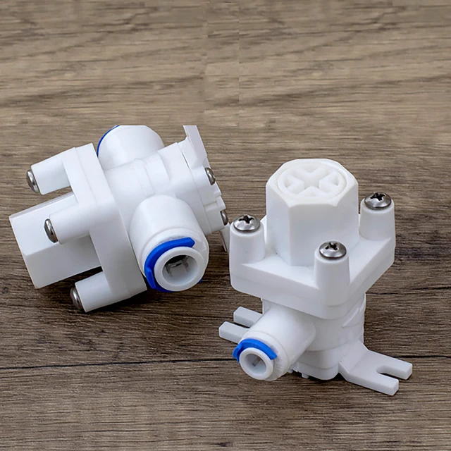 1Pc 1/4 "3/8" Od Csőnyomáscsökkentő Szabályozó Szelep 2/4 Út Áramlás Vezérlő Gyors Illesztő Kapcsoló Víztisztító - Image 3
