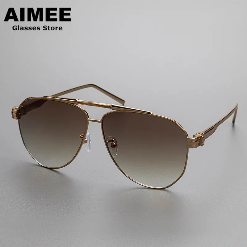 

Men's Fashion Pilot Driving Sunglasses Polarized Anti-ultraviolet Light Luxury UV400 Sun Glasses Lens Women Myopia Eyewear Gafas