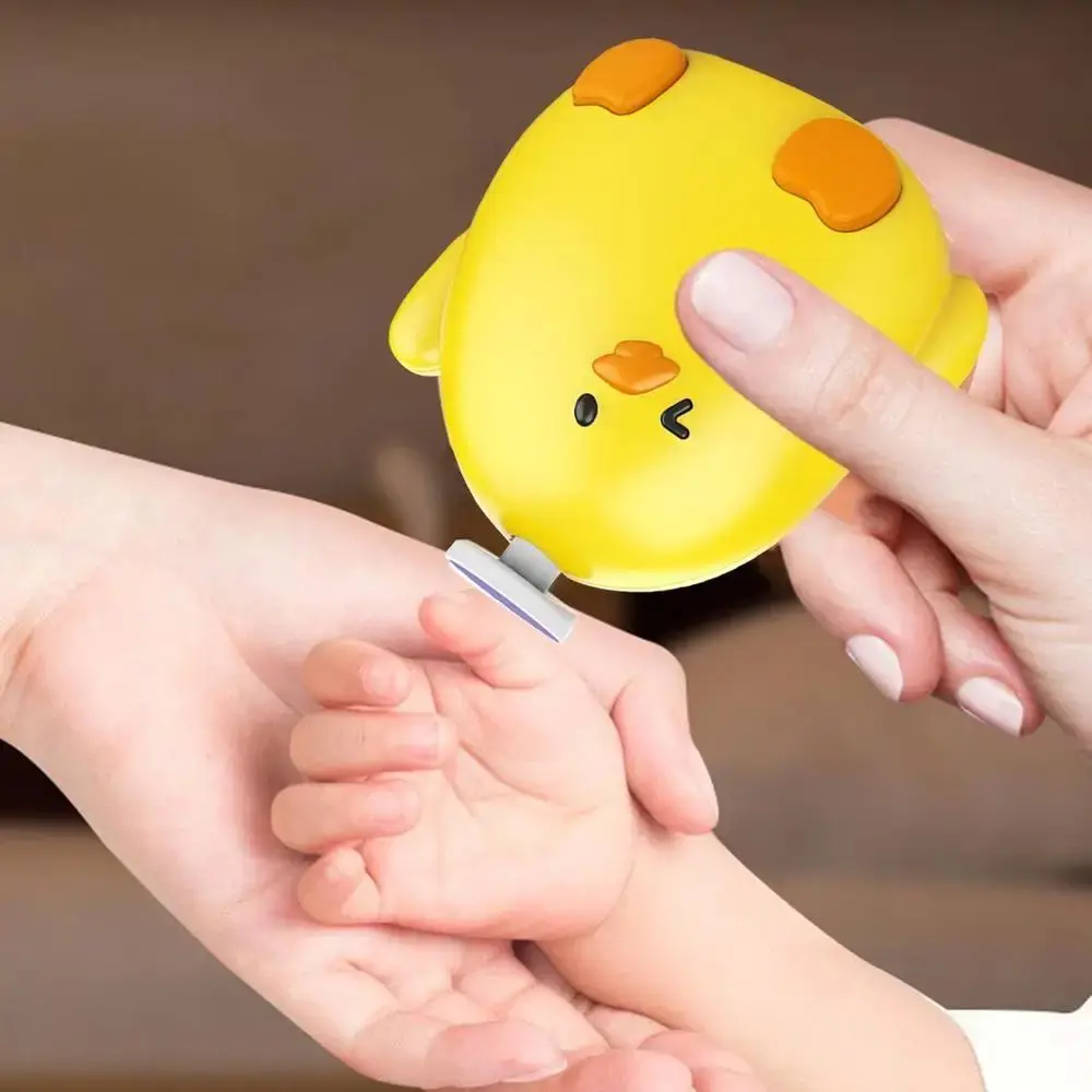 Cartoon Electric Baby Nail Trimmer Chicken Shape Portable Baby Nail Grinder Automatic Safety Baby Nail Care Baby Care Tools