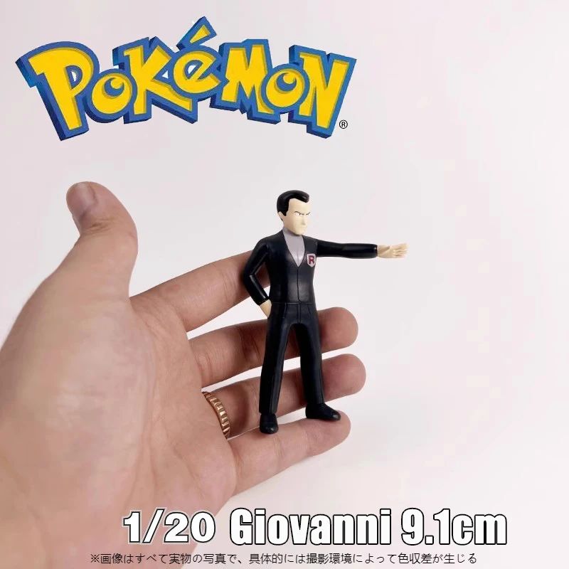 

Anime Pokemon Giovanni Action figures Studio1/20 stereogram Scale world Model decoration Christmas birthday gift Children's toys